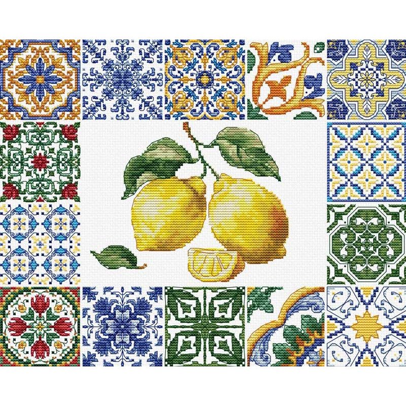 Cross Stitch Kits Luca-S B7049 Mediterranean lemon essence