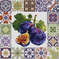 Cross Stitch Kits Luca-S B7057 Mediterranean Fig Mosaic
