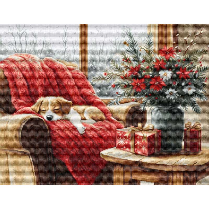 Cross Stitch Kits Luca-S B711 Christmas Moment