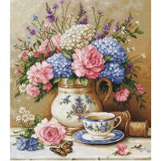 Набор для вышивания Гобелен Luca-S G725 Цветочная ностальгия