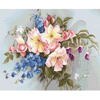 Cross Stitch Kits Luca-S BA2362 Bouquet with bells (discontinued)
