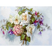 Cross Stitch Kits Luca-S BA2363 Bouquet with roses