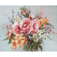 Cross Stitch Kits Luca-S BA2364 Bouquet of flowers (discontinued)