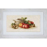 Cross Stitch Kits Luca-S BL2249 Still life with vegetables (discontinued)