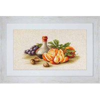 Cross Stitch Kits Luca-S BL2250 Still life with oranges (discontinued)