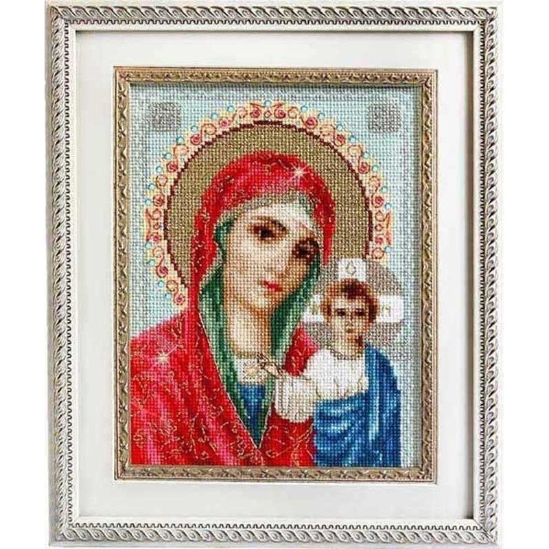 Cross Stitch Kits Luca-S BR111 Icon of the Most Holy Theotokos of Kazan