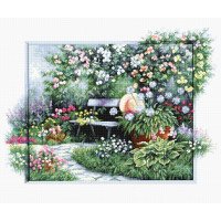 Cross Stitch Kits Luca-S BU4012 Blooming garden