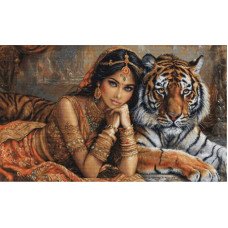 Cross Stitch Kits Luca-S BU5060 Indian princess and royal