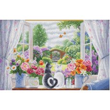Cross Stitch Kits Luca-S BU5088 Dream Window