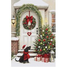 Набір для вишивання хрестиком Luca-S BU5099 В очікуванні Різдва