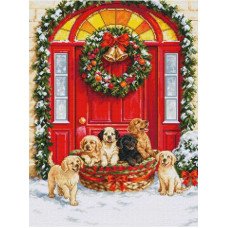 Набор для вышивки крестом Luca-S BU5102 Доставка Санта-Клауса