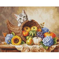 Cross Stitch Kits Luca-S BU5113 Autumn Harvest