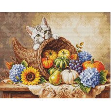 Cross Stitch Kits Luca-S BU5113 Autumn Harvest