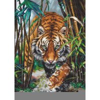 Cross Stitch Kits GOLD collection Luca-S B2406 Tiger