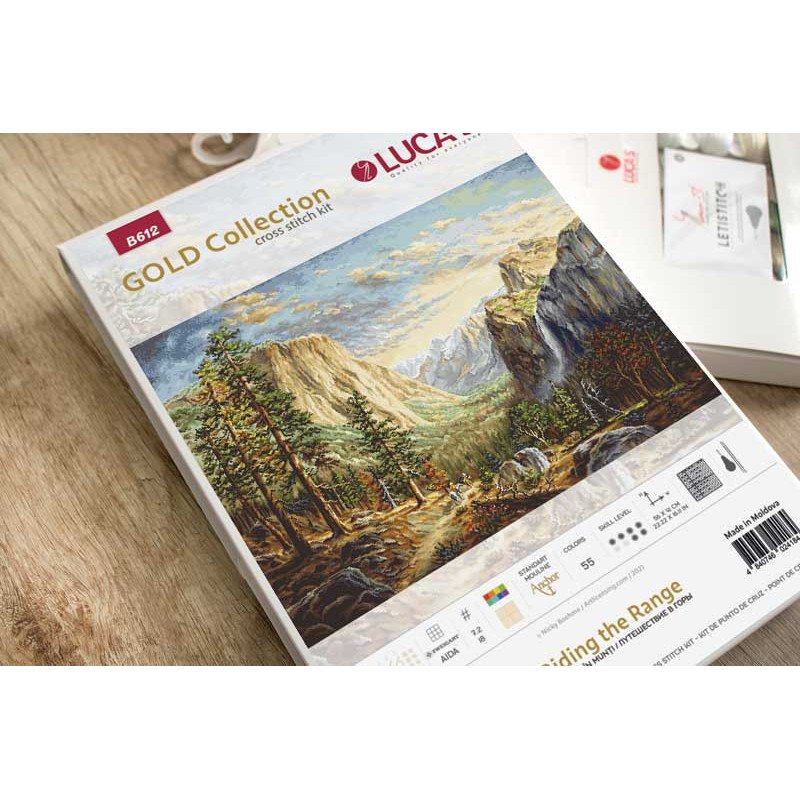 Cross Stitch Kits GOLD collection Luca-S B612 Travel to the mountains