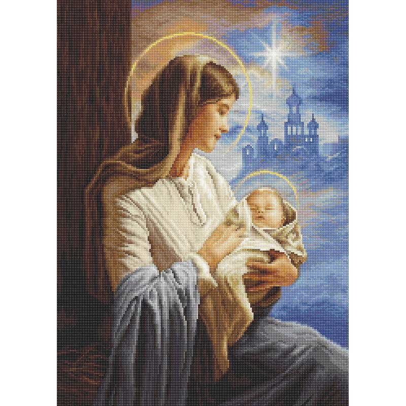 Cross Stitch Kits GOLD collection Luca-S B617 Virgin Mary with Child