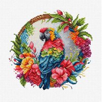 Cross Stitch Kits Luca-S BC201 Tropical parrot