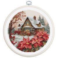 Cross Stitch Kits Luca-S BC227 House in the forest