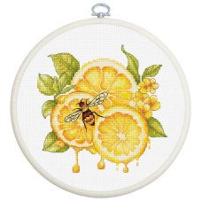 Набір для вишивання хрестиком Luca-S ВС234 Лимонний сік