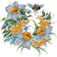 Cross Stitch Kits Luca-S CD001 Honey afternoon (discontinued)