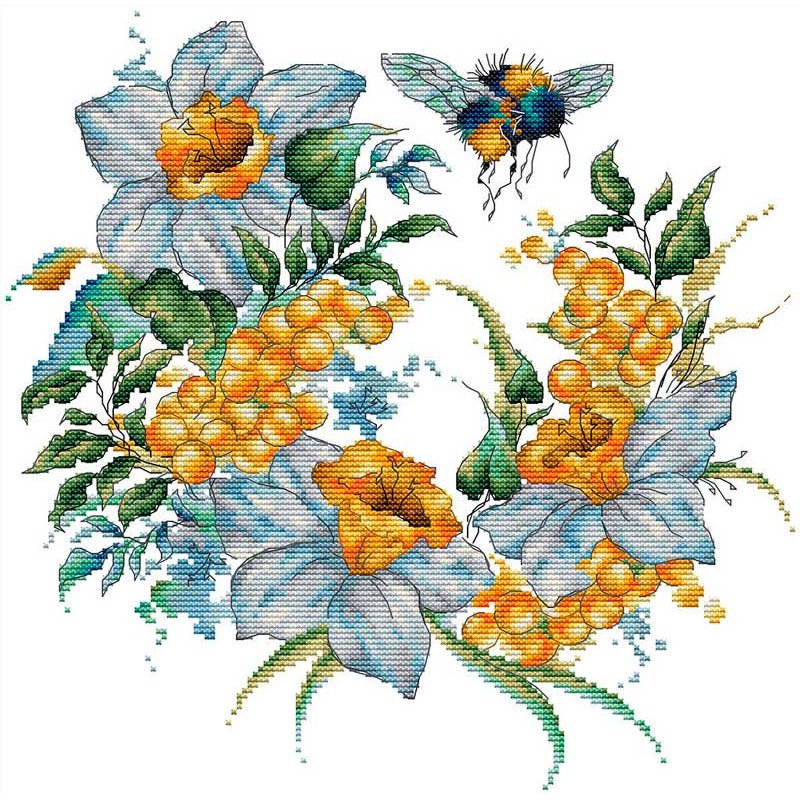 Cross Stitch Kits Luca-S CD001 Honey afternoon (discontinued)