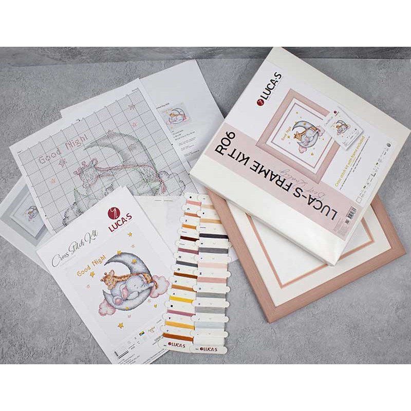 Cross Stitch Kits with frame included Luca-S R06