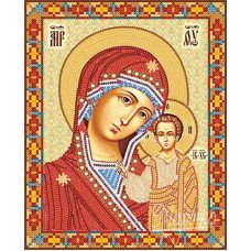 Pattern beading icon Marichka RIK-002 Wedding couple. The Virgin of Kazan