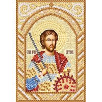 Pattern beading icon Marichka RIK-6017 St. Martyr Victor of Damascus