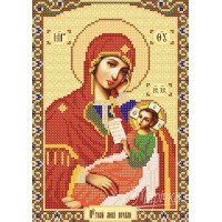Cхема для вышивки иконы бисером  Маричка РИП-025 Богородица «Утоли моя печали»