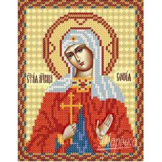 Pattern beading icon Marichka RIP-5137 St. Martyr. Sofia
