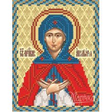 Pattern beading icon Marichka RIP-5145 St. Venerable Apollinaria (Polina)