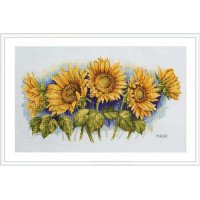 Cross Stitch Kits Merejka K-125 Bright Sunflowers