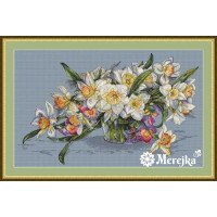 Cross Stitch Kits Merejka K-14 Daffodils