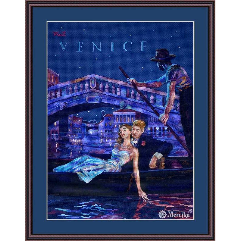 Набір для вишивання хрестиком Мережка К-181 Відвідайте Венецію