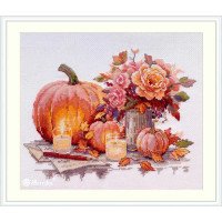 Cross Stitch Kits Merejka K-241 Still life with pumpkins