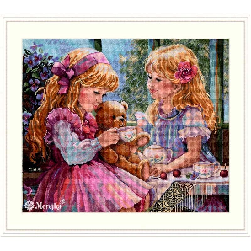 Cross Stitch Kits Merejka K-242 Tea party