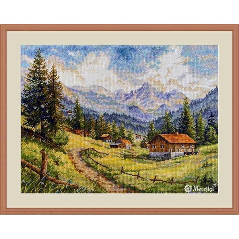 Cross Stitch Kits Merejka K-244 The Chamonix Valley