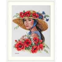 Cross Stitch Kits Merejka K-250 Flower Hat