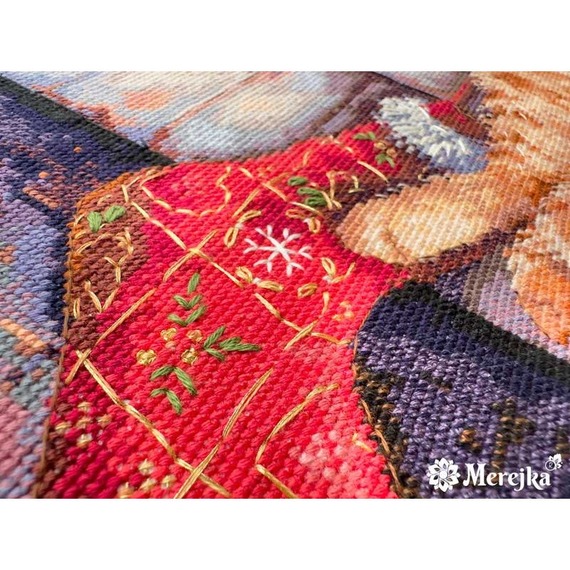 Набір для вишивання хрестиком Мережка К-264 Помічник Санти