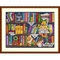 Cross Stitch Kits Merejka K-34 Book Shelf