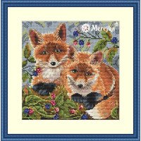 Cross Stitch Kits Merejka K-44 Foxes