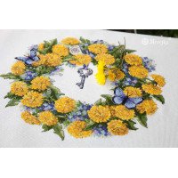 Cross Stitch Kits Merejka K-97 Dandellion Wreath