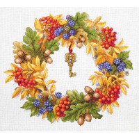 Cross Stitch Kits Merejka K-99 Autumn Wreath