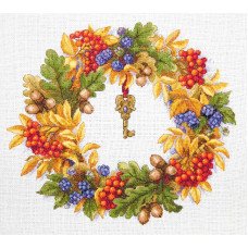 Cross Stitch Kits Merejka K-99 Autumn Wreath
