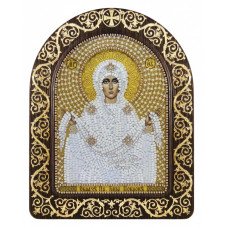 Bead embroidery kit withfigured frame Nova Sloboda CH5009 Protection of the Holy Virgin