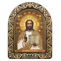 Bead embroidery kit withfigured frame Nova Sloboda CH5032 The image of the Lord Almighty