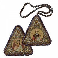 Embroidery kit double-sided icon St. Equal. Prince Vladimir and the Guardian Angel BX1115 Nova Sloboda