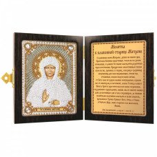 Kit for embroidery icons in a frame-folding Nova Sloboda CM7004 St. Blessed. Matron of Moscow