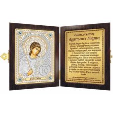 Kit for embroidery icons in a frame-folding Nova Sloboda CM7012 Archangel Michael