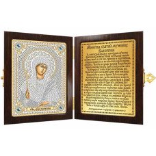Kit for embroidery icons in a frame-folding Nova Sloboda CM7145 St. Mt. Valentine of Caesarea